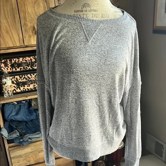 stars above Sweaters Stars Above Gray Crew Neck Sweater Soft